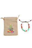 Xmas Beads Bracelet MOQ 5pcs