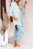 Blank Button Down Pocketed Shacket Shirts Women UNISHE Wholesale