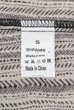Gray Printed Side Tie Detail Tank Top