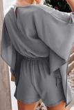 Gray Born To Fly Kimono Romper