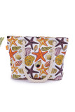 Starfish and Shell Print Canvas Tote Bag MOQ 3pcs