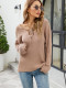 Ribbed Crisscross Strappy Sweater
