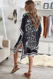 Black Tokyo Medallion Kimono