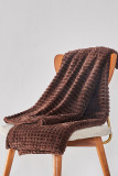 Flannel Fleece Texture Throw Blanket MOQ 3PCS