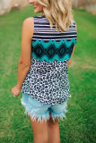 Tribal Leopard Print Tank Top