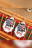 Waterdrop Portrait Print Sunglasses Leather Earrings Unishe Wholesale MOQ 5pcs