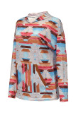 Aztec Print Long Sleeve Hoodies Unishe Wholesale
