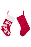 Red and White Christmas Stockings MOQ 3pcs