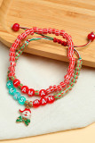 Xmas Beads Bracelet MOQ 5pcs