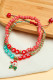 Xmas Beads Bracelet MOQ 5pcs