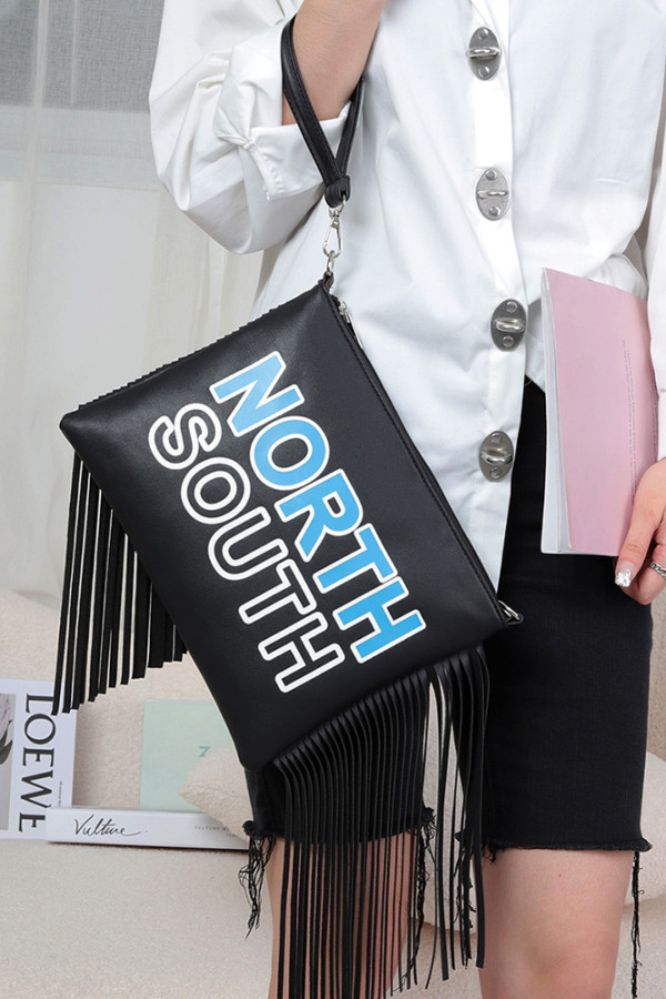 North South Printed PU Crossbody Bag MOQ 3pcs