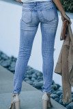 Sunflower Patchwork Distressed Ankle Length Skinny Jeans