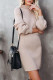 Turtleneck Knitting Sweater Dress