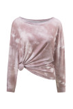 Tie Dye Pullover Long Sleeve Top
