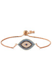 Rhinestone Eye Chain Bracelet MOQ 5PCs