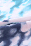 Waves Tie Dye Cold Shoulder Top