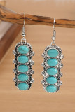 Turquoise Metal Earrings MOQ 5PCs