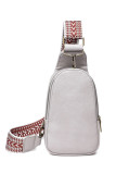Chic Embroidery Strap Fanny Pack Bag MOQ 3pcs