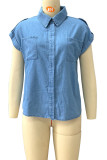 Loose Sleeveless Denim Blouse Top Unishe Wholesale