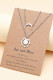 Sun and Moon Chain Necklace 2PCS Set MOQ 5 Sets