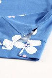 Sky Blue Crew Neck Tank Top