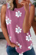 Pink Crew Neck Tank Top