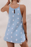 Sleeveless Polka Dot Knitting Tank Top