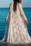 Lace Crochet Sheer Beach Cover Up