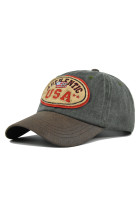 Authentic USA Patchwork Baseball Hat MOQ 3pcs
