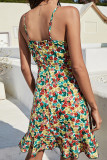 Paint Floral Print Cami Dress
