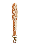 Cord Daisy Pattern Knit Keychain MOQ 5pcs