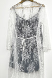 Lace Crochet Sheer Beach Cover Up