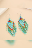 Colorful Beads Tassel Earrings MOQ 5pcs