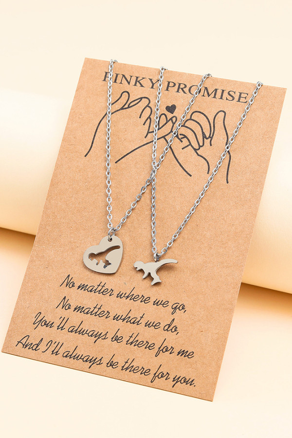 Dinosaur Shape Chian Necklace MOQ 5PCS