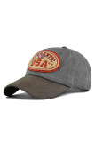 Authentic USA Patchwork Baseball Hat MOQ 3pcs