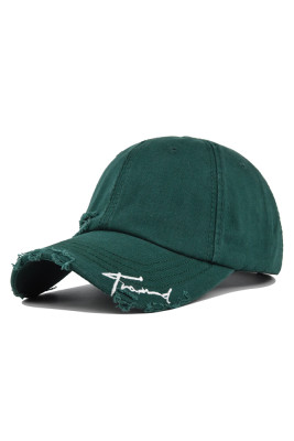 Embroidery Raw Edge Baseball Hat MOQ 3pcs