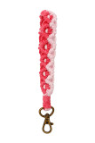 Cord Daisy Pattern Knit Keychain MOQ 5pcs
