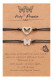 Hollow Out Butterfly Cord Couple Bracelet MOQ 5pcs