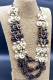 Colorful Wooden Beads Necklace MOQ 5pcs