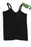 V Neck Spaghetti Pleated Knitting Top