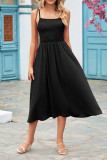 Plain Smockey Flowy Cami Dress