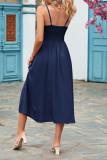 Plain Smockey Flowy Cami Dress