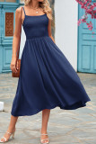 Plain Smockey Flowy Cami Dress
