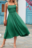Plain Smockey Flowy Cami Dress