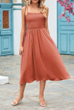 Plain Smockey Flowy Cami Dress