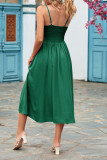 Plain Smockey Flowy Cami Dress