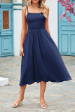 Plain Smockey Flowy Cami Dress