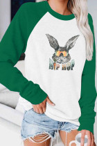 Hip Hop Easter Bunny Long Sleeve Top