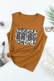 Leopard BABE Graphic Tank Top