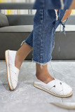 Strappy PU Slip On Shoes